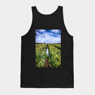 Flooded Tractor Tracks Tank Top